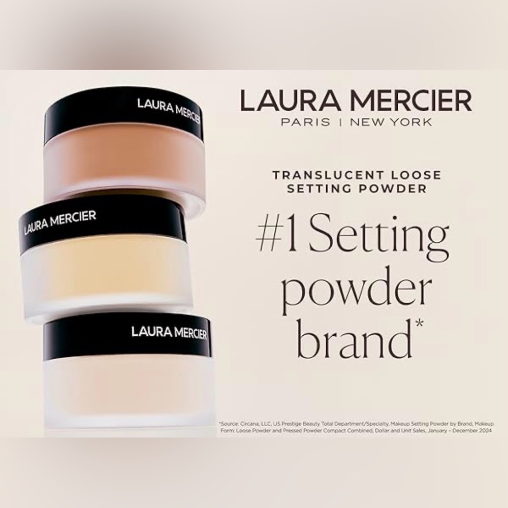 NIB Laura Mercier Translucent Loose Setting Powder FULL-SIZE SEALED - Picture 2 of 11